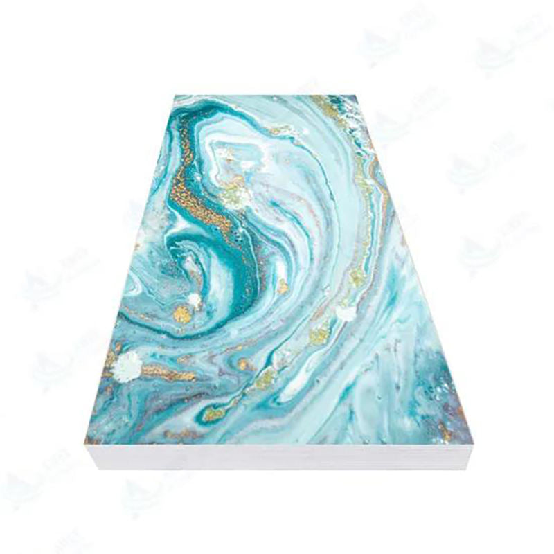 OEM Waterproof Flame Retardant Uv Wall Pvc Marble Panel Interior Decorative Pvc Marble Wall Panel Custom Marble Pvc Sheets-海智集-