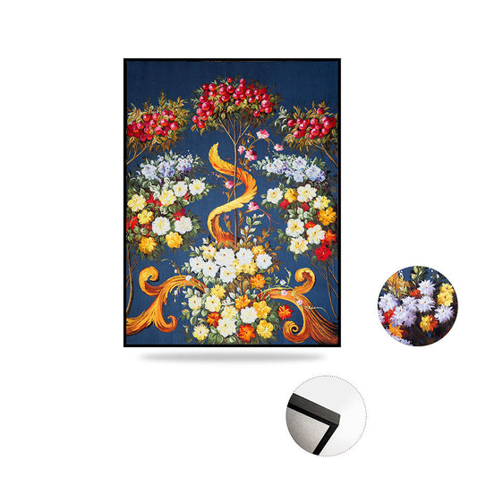 High Quality Embroidery Craft Fruits of Victory Pattern Living Room Decoration Painting Custom Home Wall Art Painting-海智集-