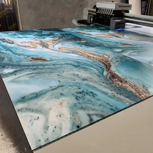 OEM Waterproof Interior Decorative Wall Panel Interior Decorative Pvc Marble Sheet Custom Pvc Marble Wall Panel-海智集-