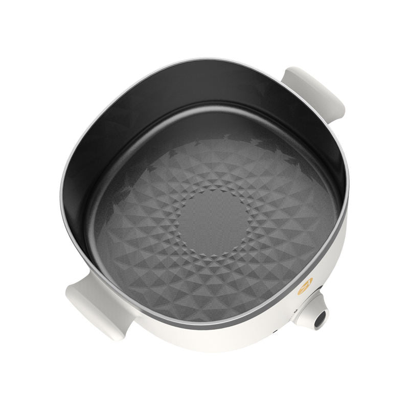 Factory Supply Hot Sale Kitchen 1300W Power Multi-functional Pot Non Stick Mini Electric Cooker Boiling Cooking Pot 3L-海智集-