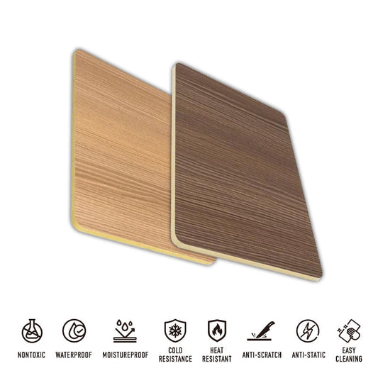 High Quality Waterproof Environmental Friendly Decorative Wall Panel Custom Size Decorative Wpc Wall Paneling Sheet-海智集-