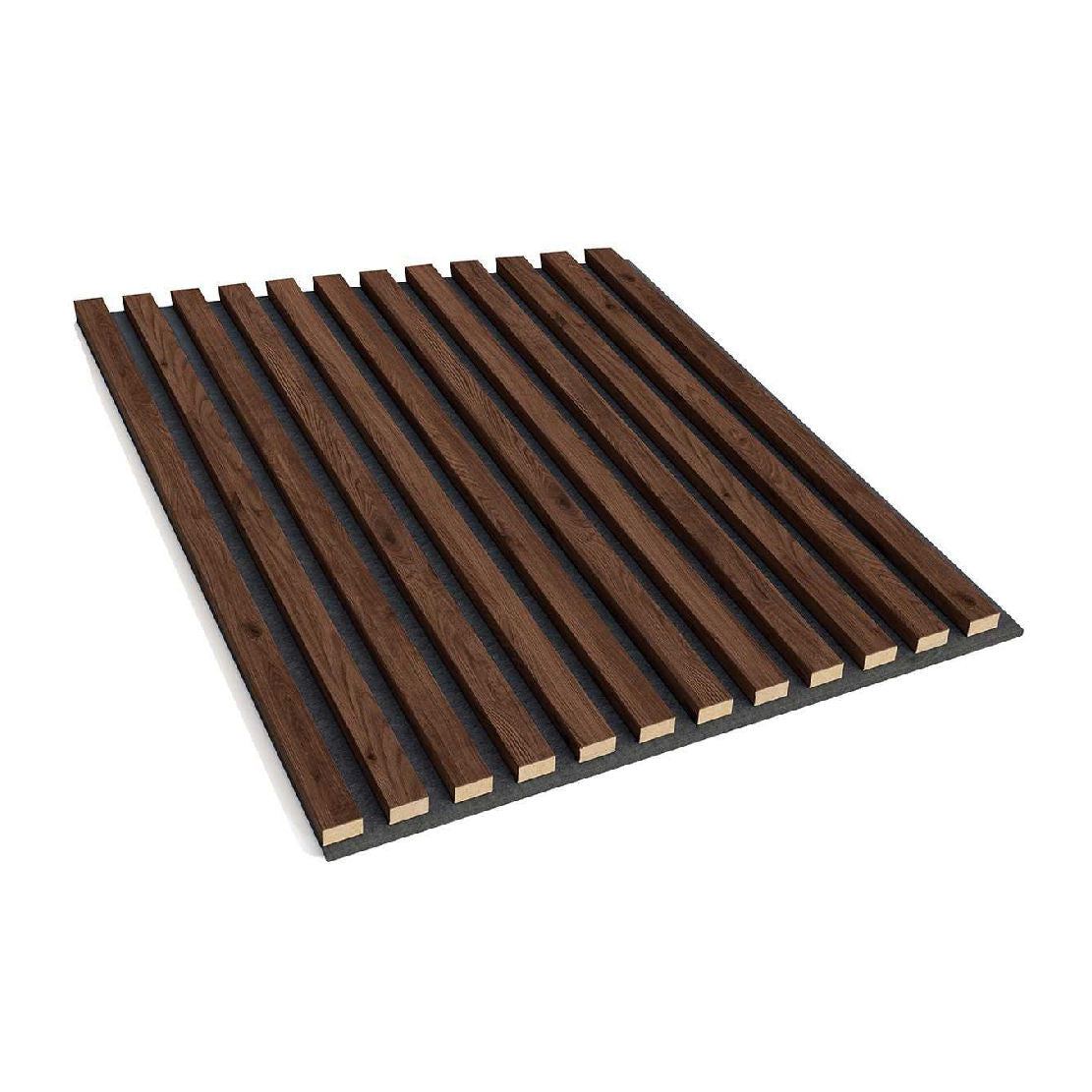 Custom Modern Wood Slat Acoustic Panels 600x600mm MDF Soundproof Wall Decor for Interior Design-海智集-