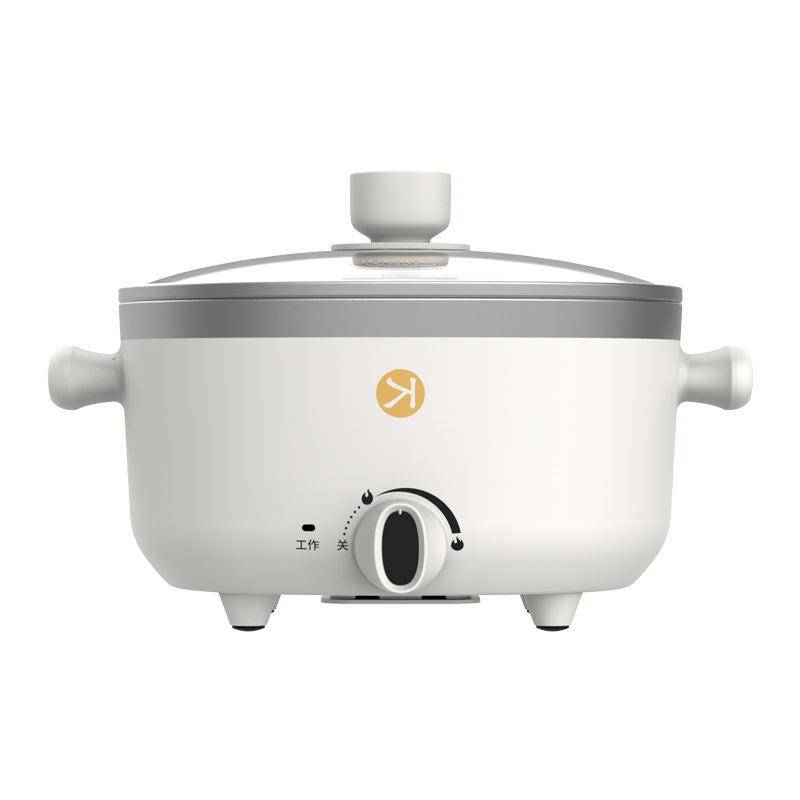 Factory Supply Hot Sale Kitchen 1300W Power Multi-functional Pot Non Stick Mini Electric Cooker Boiling Cooking Pot 3L-海智集-