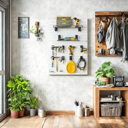 OEM Custom Single Slat Wall Panels for Office & Industrial Garage Tool Storage Waterproof Wood Interior for Living Room