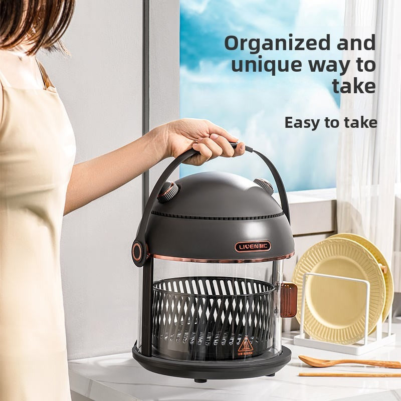 360 visual Professional Digital Air Fryer 6.5 L Air Fryer Cooker with Grill Electric Air Fryers for Sale-海智集-