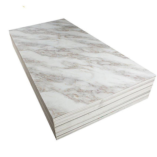 High Quality Waterproof Bedroom Living Room Pvc Marble Sheets Uv Decorative Pvc Panel Wall Custom Pvc Wall Panel-海智集-