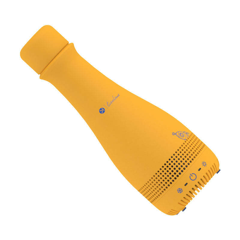 Portable Smart USB Charging Quick Cooling Cup Car Heating Cup Travel Hot And Cold Water Bottle-海智集-
