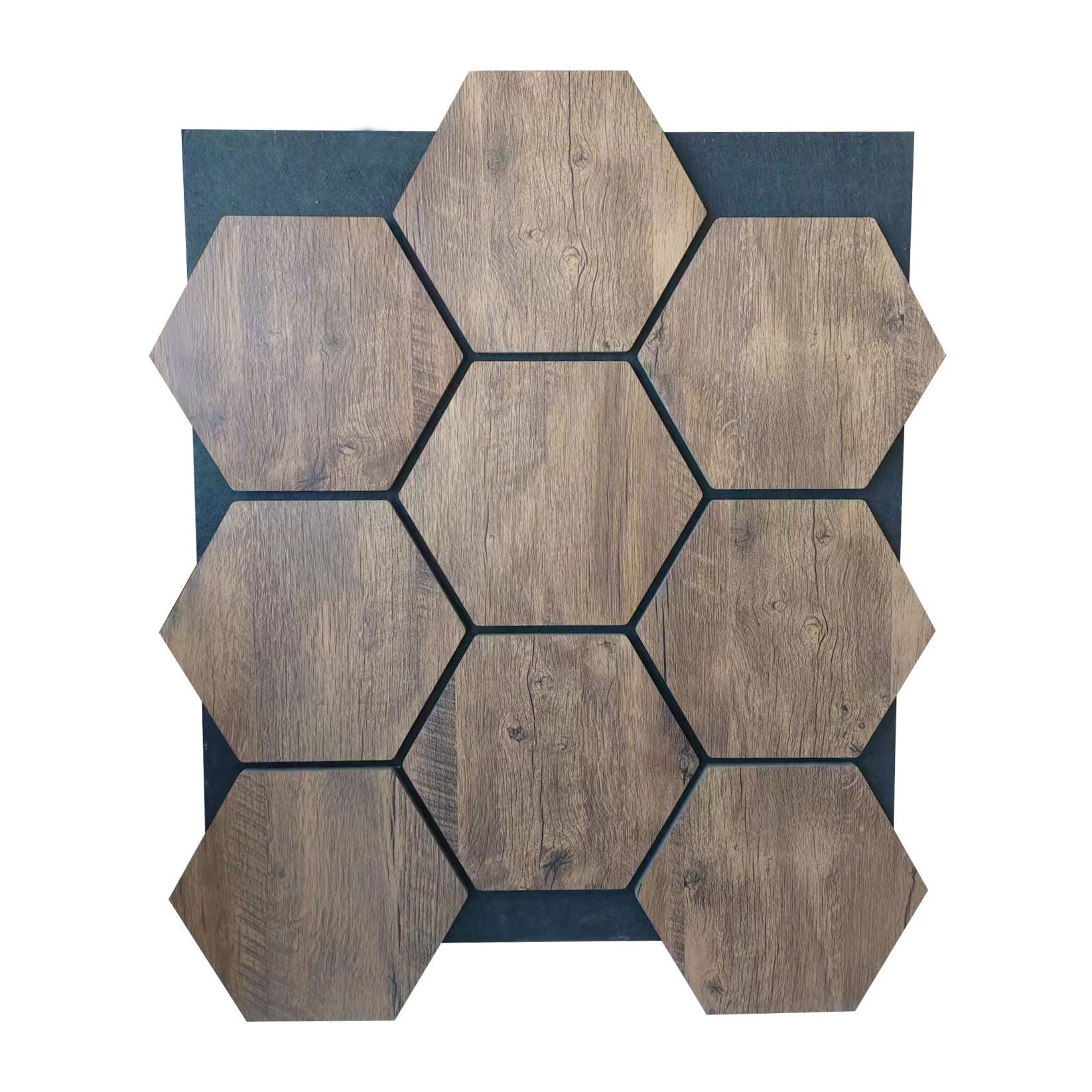 Professional Ultra Thick Hexagonal Wood Acoustic Panels for Modern Office Hotels Soundproofing Wall Decor Bedrooms Warehouses-海智集-