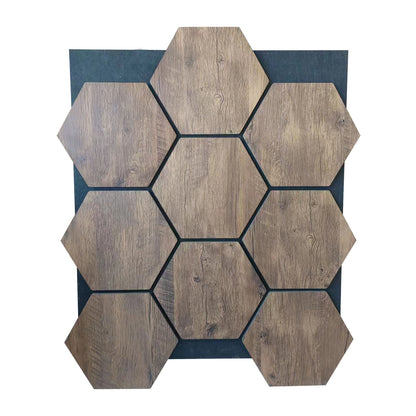 Professional Ultra Thick Hexagonal Wood Acoustic Panels for Modern Office Hotels Soundproofing Wall Decor Bedrooms Warehouses-海智集-
