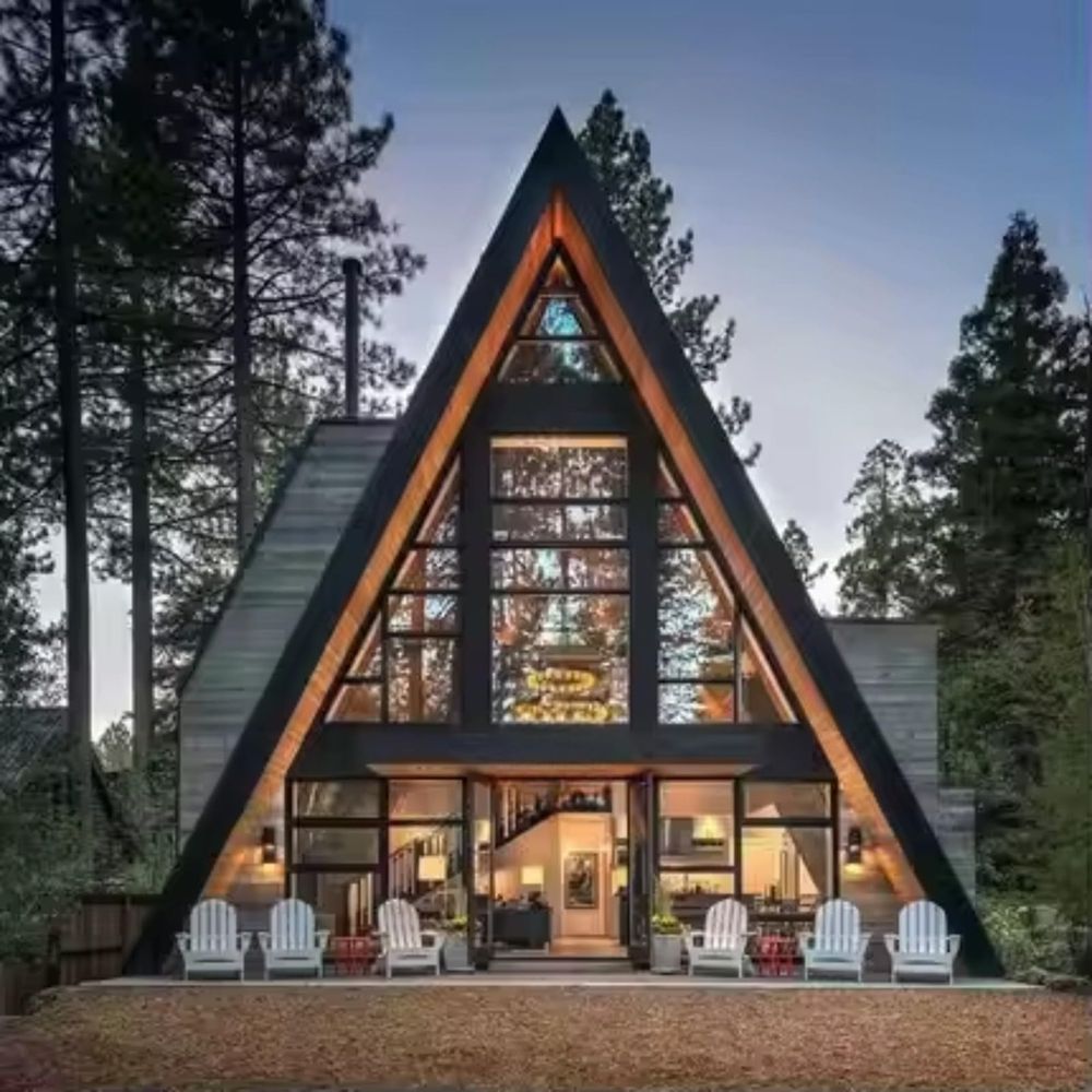 Triangular House Prefabricated Steel Structure Apartment Building Modern Design-海智集-