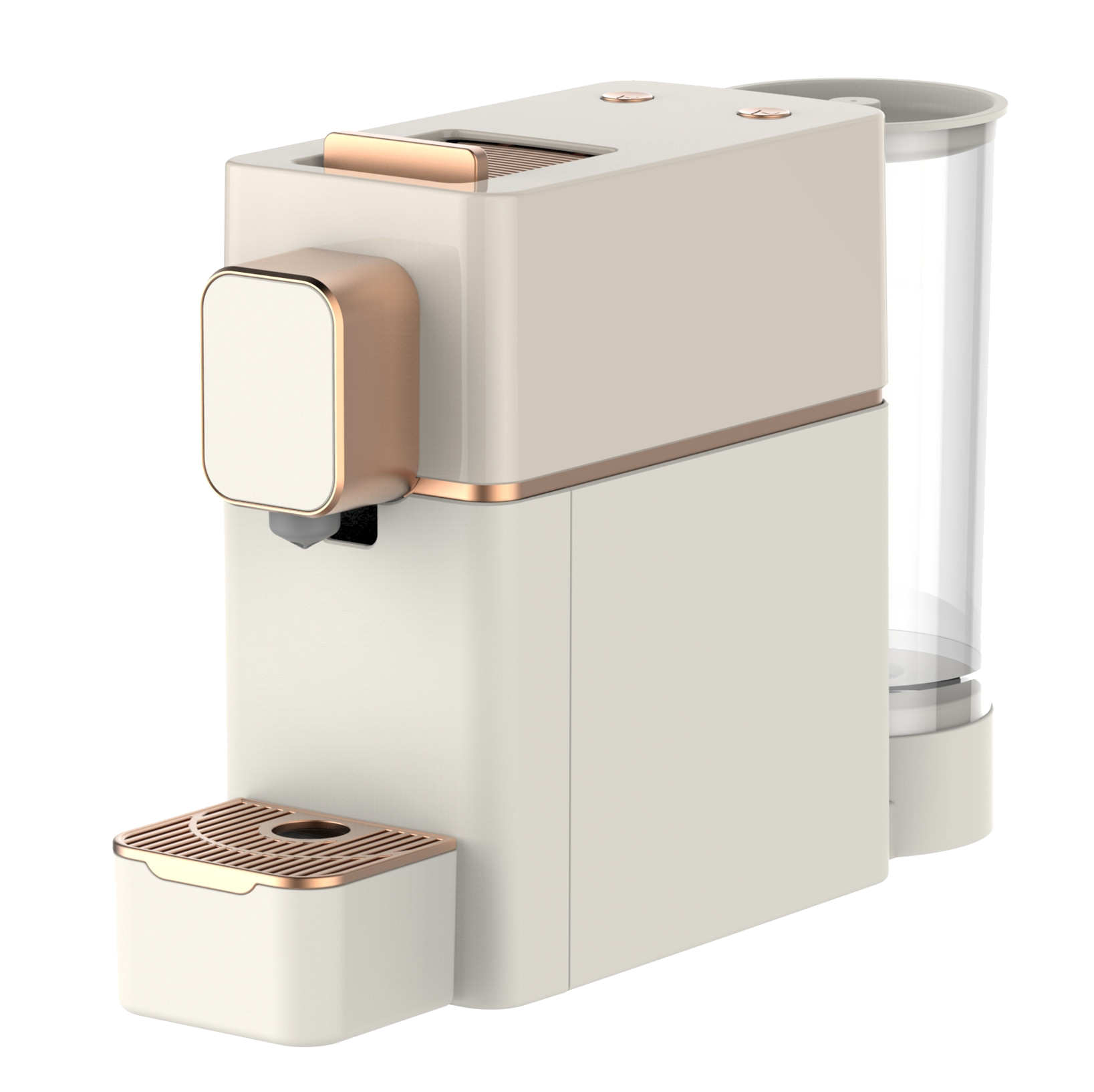 Water tank 0.8L Hot sale New design Capsule coffee machine with three colors espresso GS certificate coffee maker-海智集-