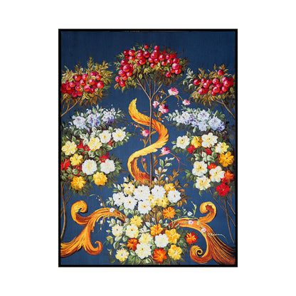 High Quality Embroidery Craft Fruits of Victory Pattern Living Room Decoration Wall Paintings Custom Decorative Wall Art Paint-海智集-