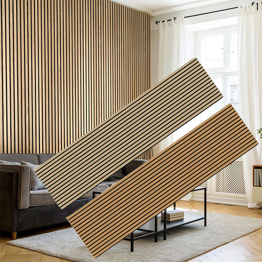Modern Interior Sound Proof Wall Panels Decoration MDF Acoustic Panel Custom Wooden Acoustical Wall Panels-海智集-