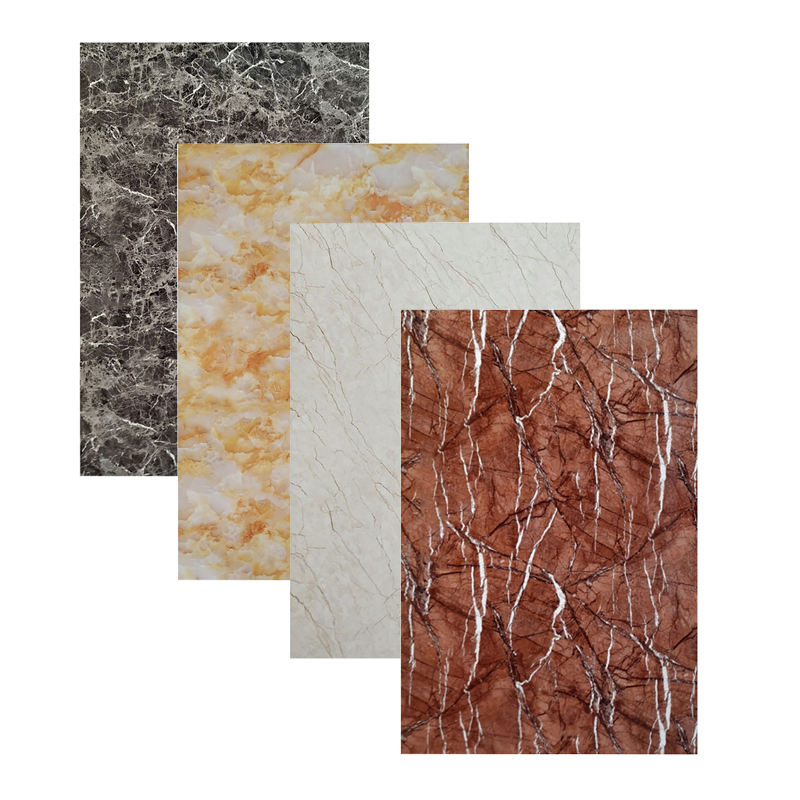High Quality Home Decorative Pvc Wall Panel Interior Pvc Marble Sheet Custom Marble Pvc Wall Panel-海智集-
