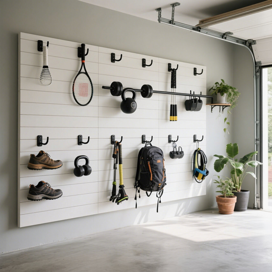 OEM Wood Wall Storage Panels Waterproof Wall Panels for Living Room Interior Garage Tool Bag Organization