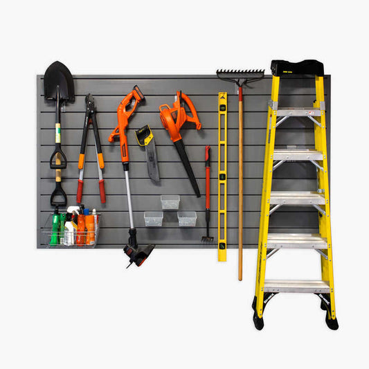 OEM Garage Tool Waterproof Home Wall Storage Organizer Living Room Decorations Custom Slat Wall Storage Shelf