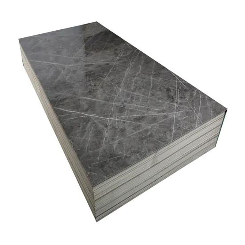 High Quality Waterproof Bedroom Living Room Pvc Uv Marble Sheet Interior Decoration Pvc Marble Wall Panel Custom Pvc Wall Panel-海智集-