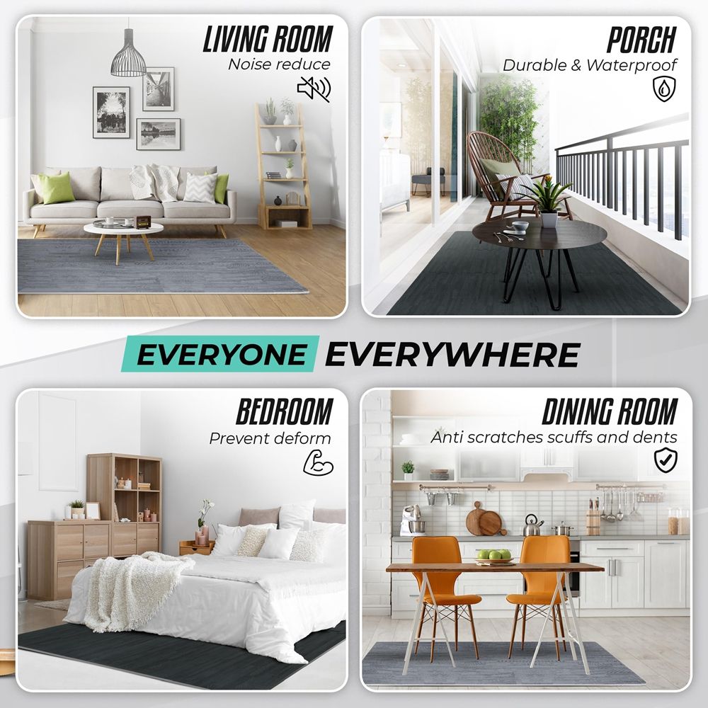 Free Sample Anti Fatigue Foam Floor Tiles Border Design Mats for Home Office Flooring-海智集-