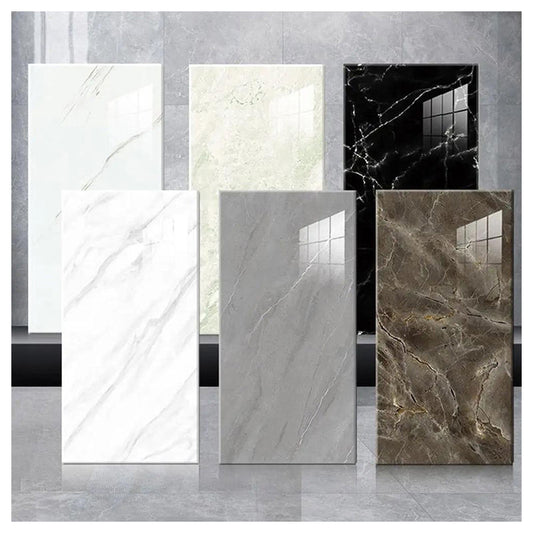 High Quality Waterproof Dining Room Living Room Uv Pvc Marble Sheets Interior Pvc Marble Wall Paneling Custom Pvc Wall Panel-海智集-