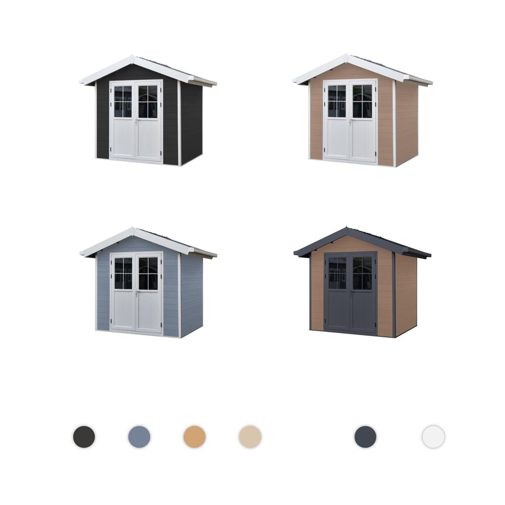 Cheap Price Portable Plastic Outdoor Shed Garden Building Waterproof Utility PE Tool House-海智集-