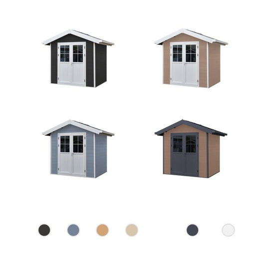 Cheap Price Portable Plastic Outdoor Shed Garden Building Waterproof Utility PE Tool House-海智集-