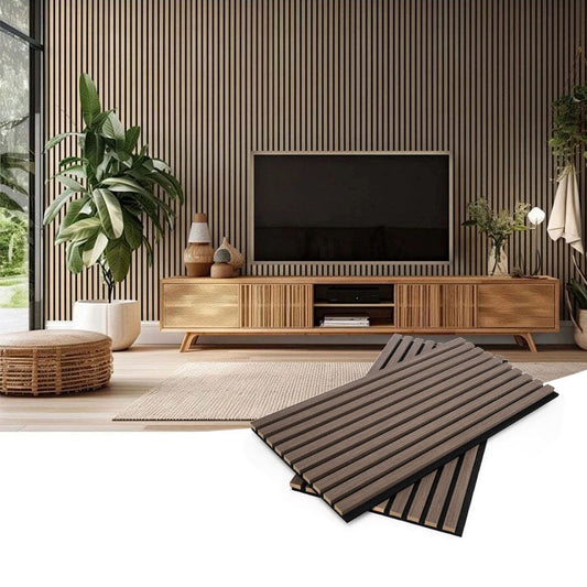 1200mmx600mm Interior Wooden Soundproofing Panels Custom Modern Acoustic Wood Wall Paneling-海智集-