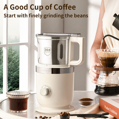 High Power Electric Coffee Grinder Kitchen Cereal Nuts Beans Spices Grains Grinder Machine Multifunctional Home Coffee Grinder-海智集-