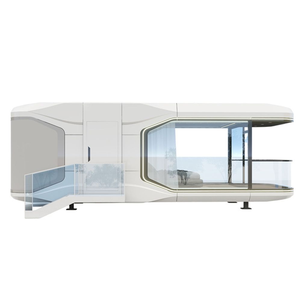 Luxury Mobile Tiny House Prefab Space Capsule Cabin Aluminum Window Container Material Home for Outdoor-海智集-