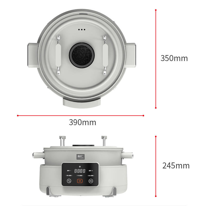 Electric hot pots hotpot Wholesale Innovative Multi-functional Dual-Flavor smell remover Electric Hot Pot-海智集-