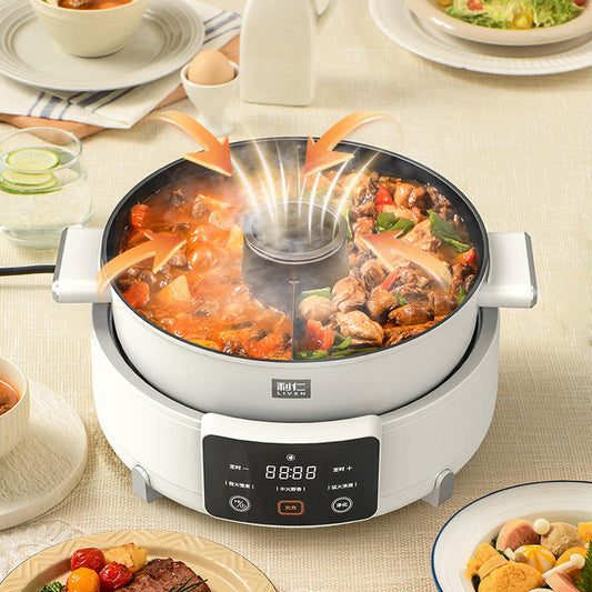 Electric hot pots hotpot Wholesale Innovative Multi-functional Dual-Flavor smell remover Electric Hot Pot-海智集-