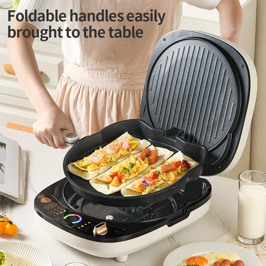 High quality non stick board grill electric frying pan grill pan electric contact Grill Plate-海智集-