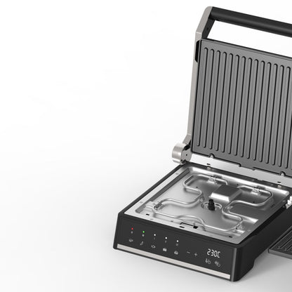 Good Quality Commercial Electric Grill Sandwich Contact Grill Gas Cast Iron Maker Steak Machine Electric Barbecue Grill Panini-海智集-
