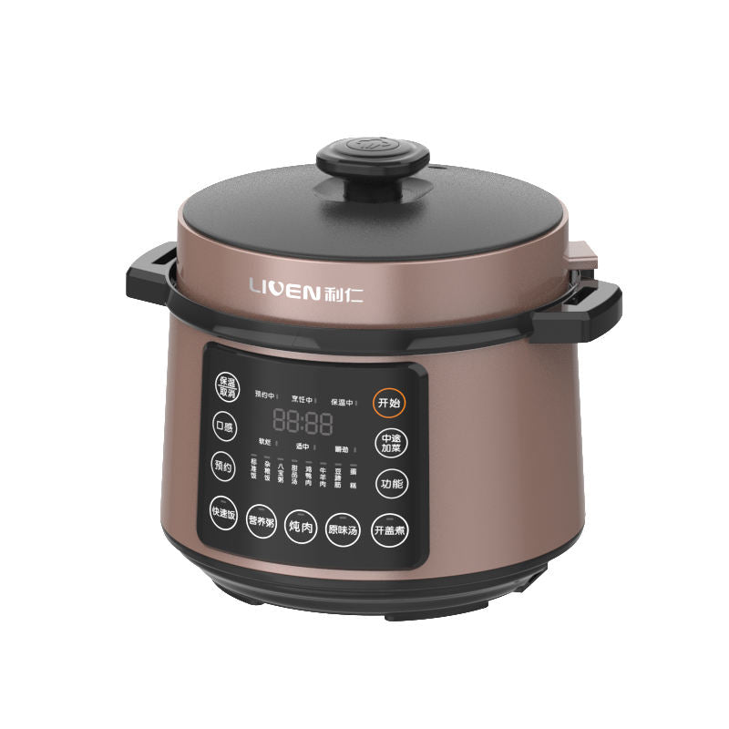 Touch key control cooker model multifunctional Programmable 5 Quart Non-Stick Pot 12 in 1 Programmable Multipot Cooker-海智集-