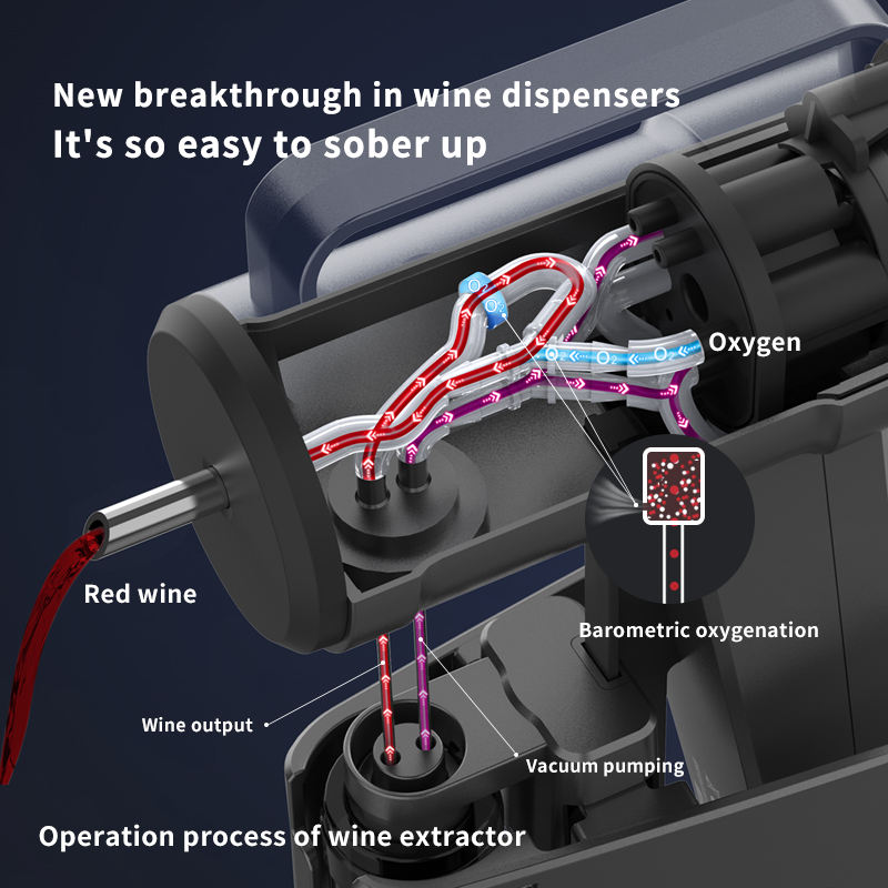 Portable Food-grade Electric Automatic Wine Drink Dispenser K-25-海智集-