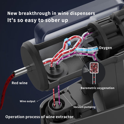 Portable Food-grade Electric Automatic Wine Drink Dispenser K-25-海智集-