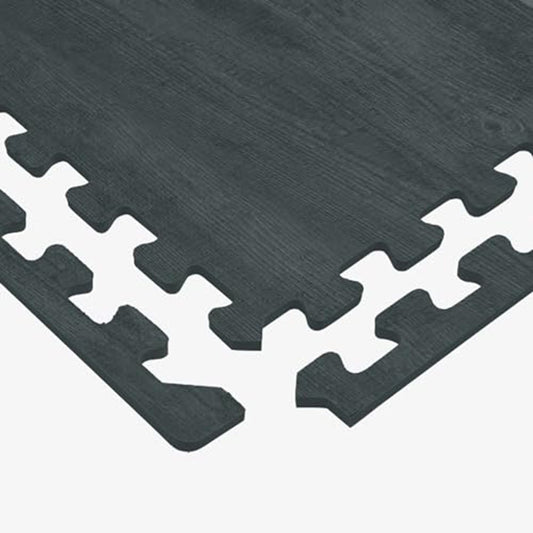 Custom Logo Wood Grain Foam Floor Tiles Protective Puzzle Mats for Nursery Room-海智集-