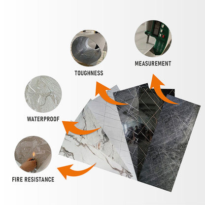 High Quality Home Interior Marble Pvc Board Interior Pvc Wall Panel Custom Marble Pvc Wall Panel-海智集-