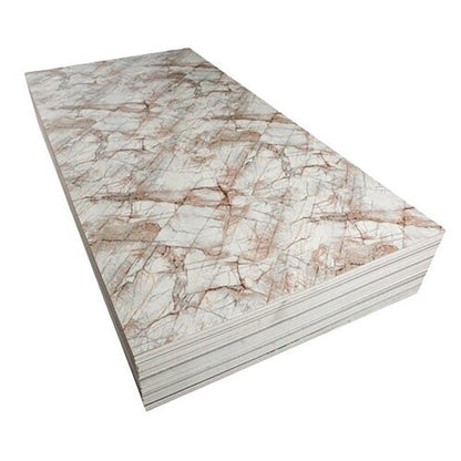 High Quality Waterproof Bedroom Living Room Pvc Uv Marble Sheet Interior Decoration Pvc Marble Wall Panel Custom Pvc Wall Panel-海智集-