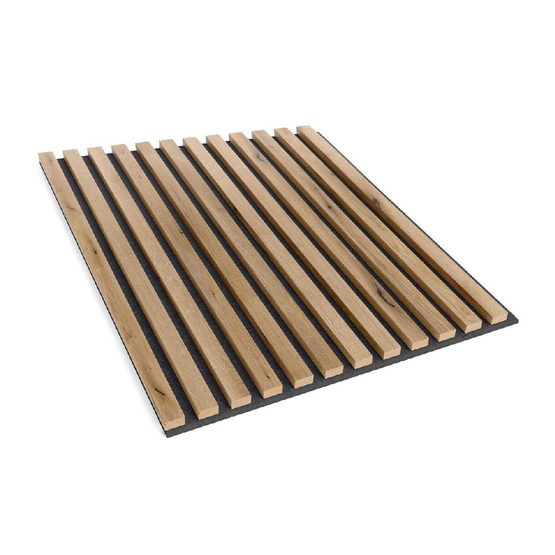 Custom 600x600mm Modern Wood Slat Acoustic Panels - MDF Soundproof Wall Decor for Interior Design-海智集-