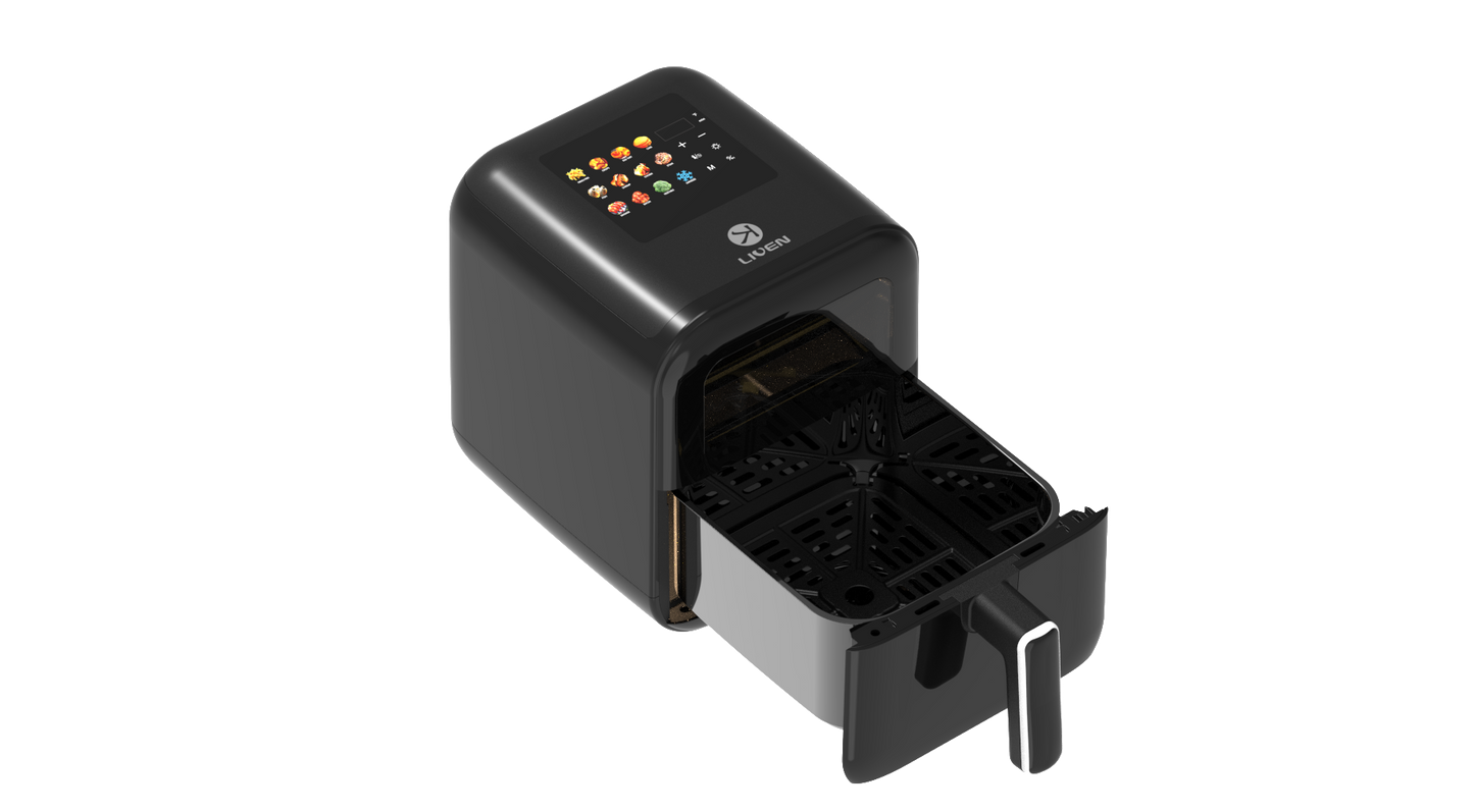 Cook Air Frier Digital Touchscreen deep fryers Air Fryer 4.5 Liter Oil Free Electric Deep Smart Air Fryers-海智集-
