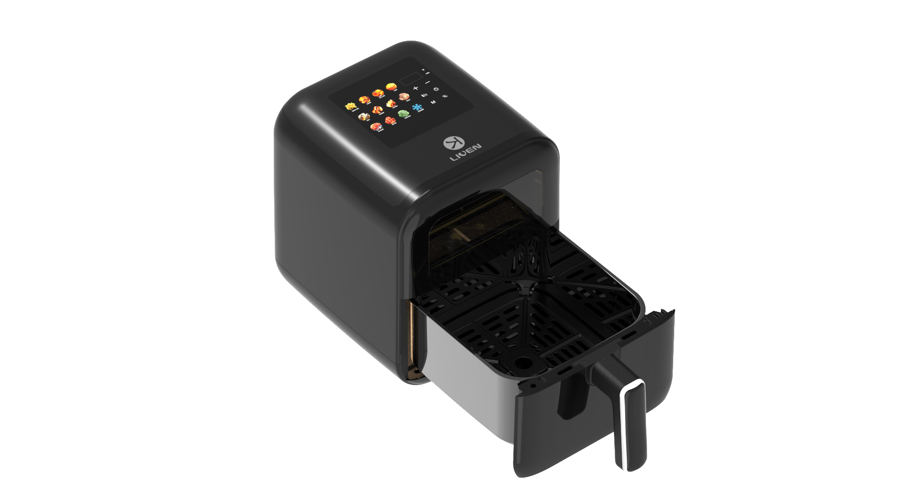 Cook Air Frier Digital Touchscreen deep fryers Air Fryer 4.5 Liter Oil Free Electric Deep Smart Air Fryers-海智集-