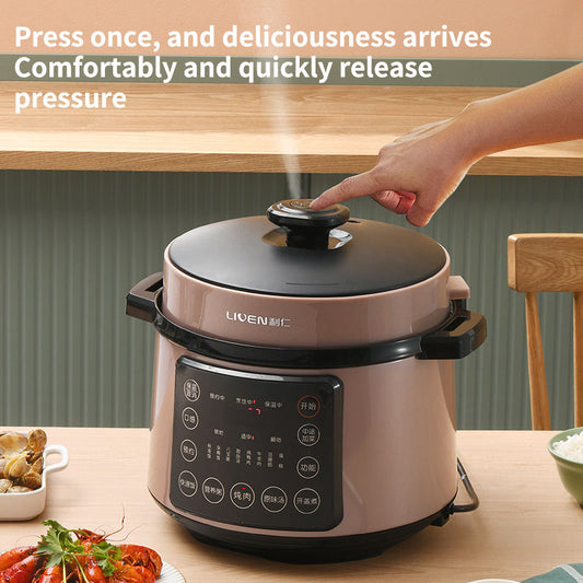 Electric Pressure Cooker Programmable 5 Quart Non-Stick Pot 12 in 1 Programmable Multipot Cooker with bonus Stainless Steel-海智集-
