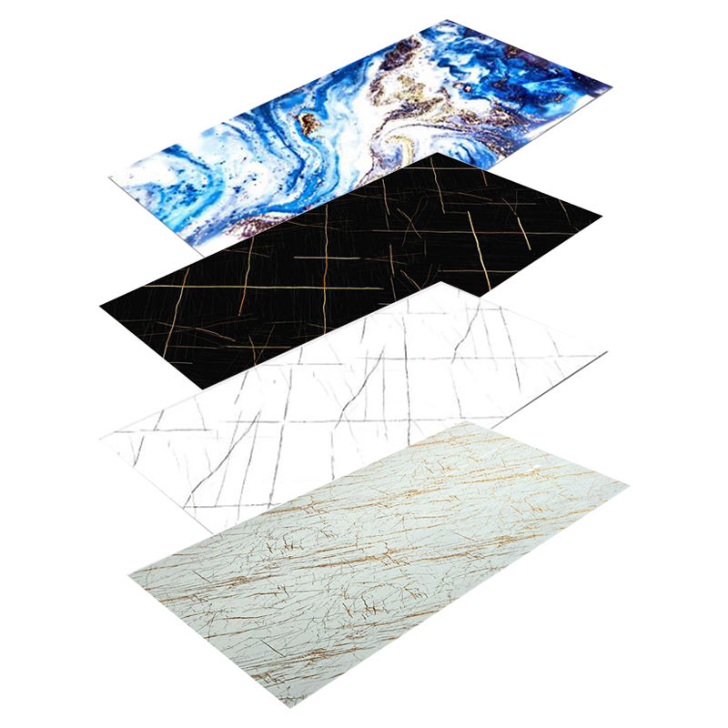 High Quality Modern Home Interior Decoration Wall Panel Interior Marble Pvc Wall Panel Custom Pvc Wall Panel-海智集-