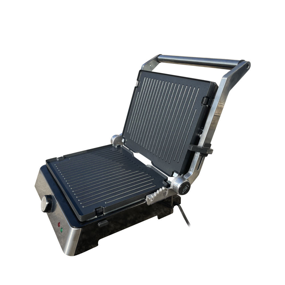 2000 W high power Electric Contact Grill Panini Press Smokeless Steak Machine Sandwich maker Non-stick BBQ Electric Grill-海智集-