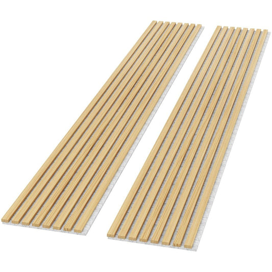 Custom Wooden Grid Soundproof Panels with Polyester Fiber Soundproof Wall Decoration for Music Room, Theater and Hall-海智集-