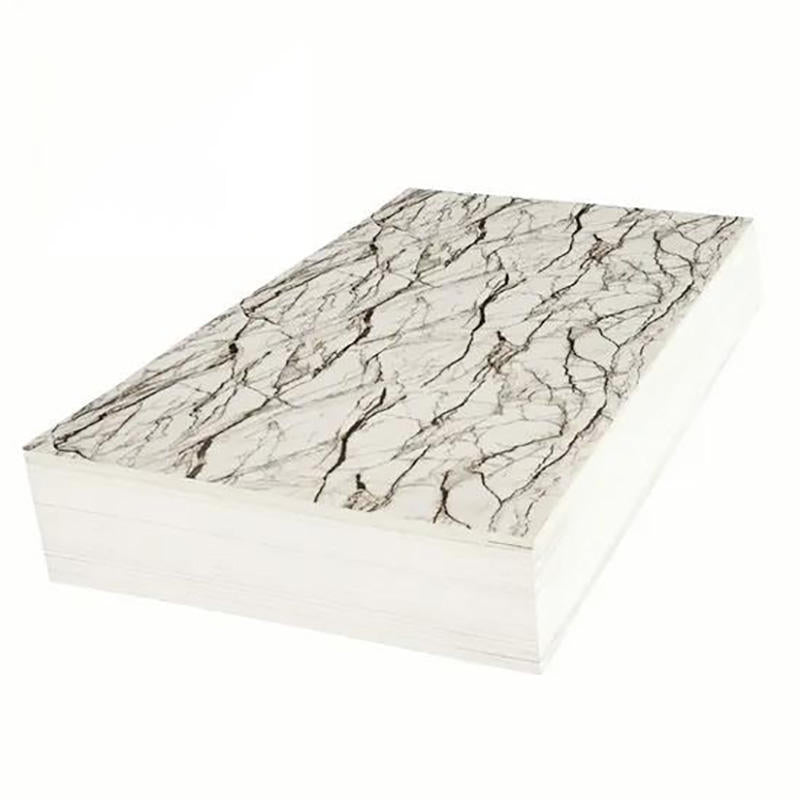 High Quality Waterproof Dining Room Living Room 3d Pvc Uv Marble Sheet Interior Uv Pvc Marble Sheet Custom Pvc Wall Panel-海智集-