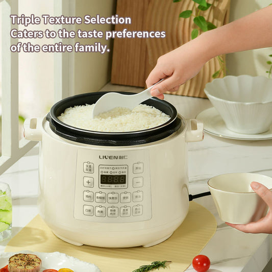 High Quality Commercial Or Household Electric Pressure Cooker Stainless Steel Multi 6L Capacity Pressure Pot Cookers-海智集-