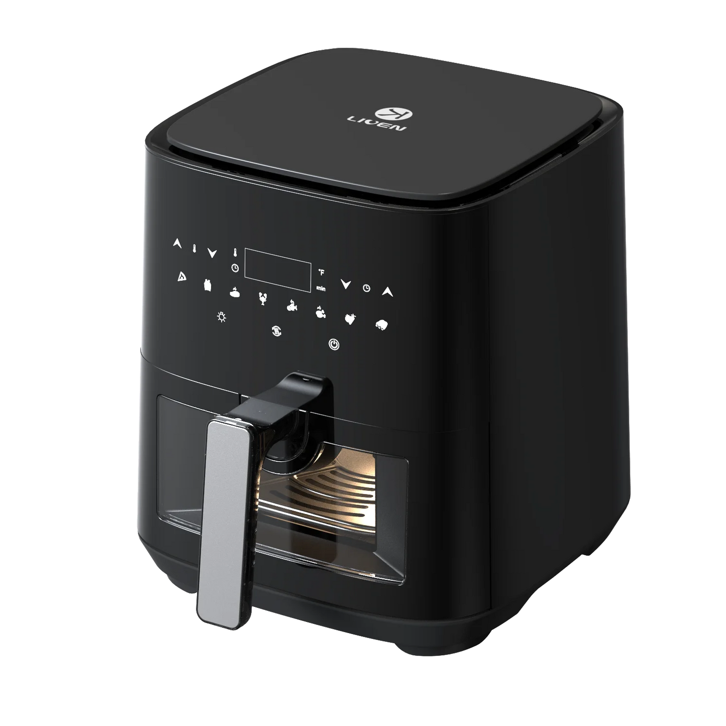 Hot Sale Newest Small ElectricAir Fryer Without Oil 5L digital & visible air fryer-海智集-