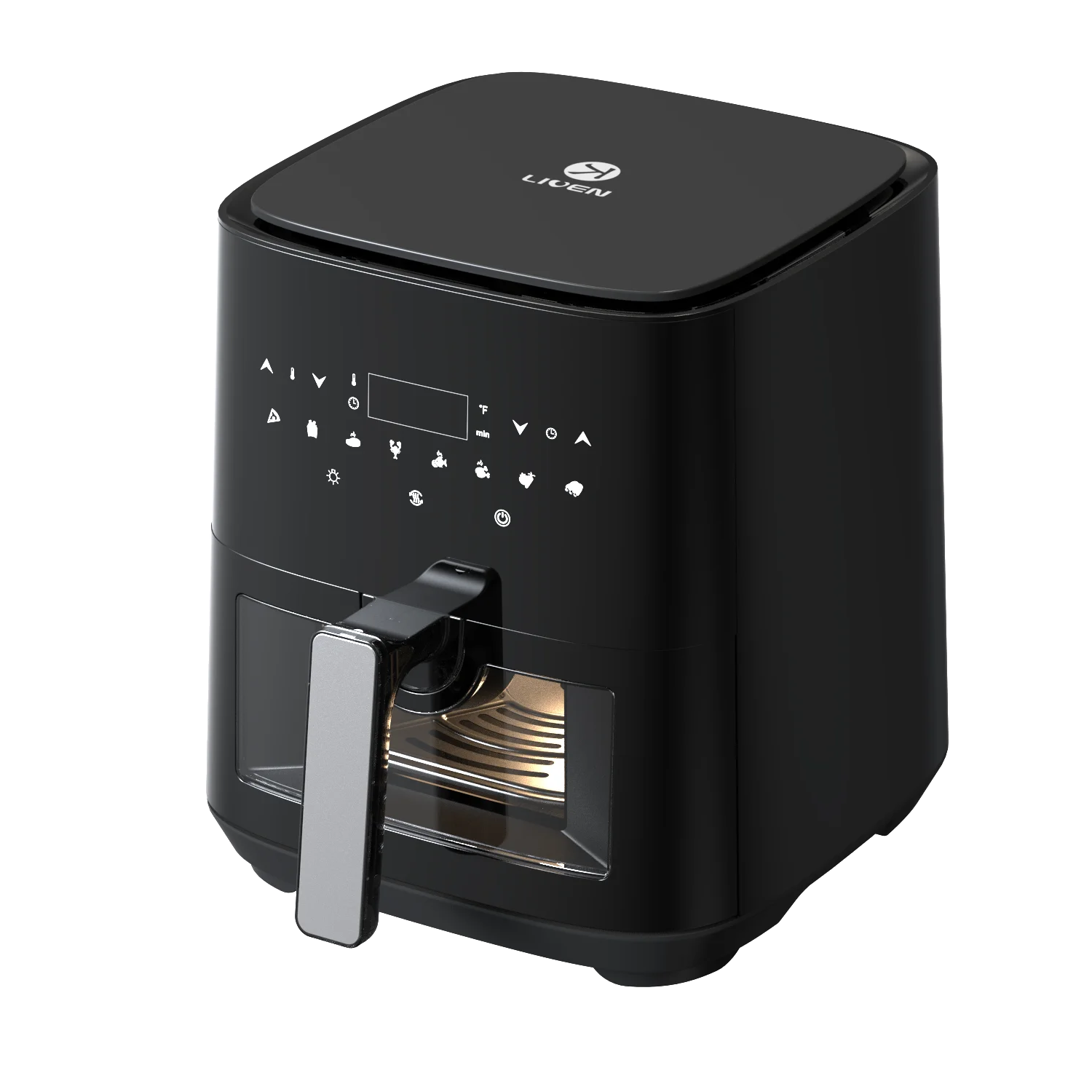Hot Sale Newest Small ElectricAir Fryer Without Oil 5L digital & visible air fryer-海智集-