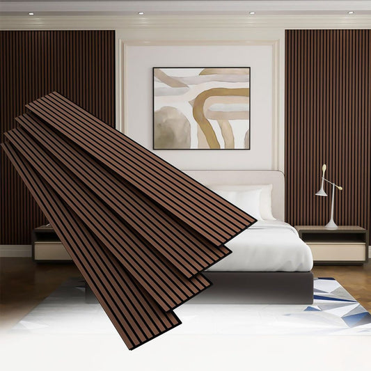 The detachable slat sound insulation board, slat wall panel, wooden slat wall panel, and the interior of the tile-海智集-